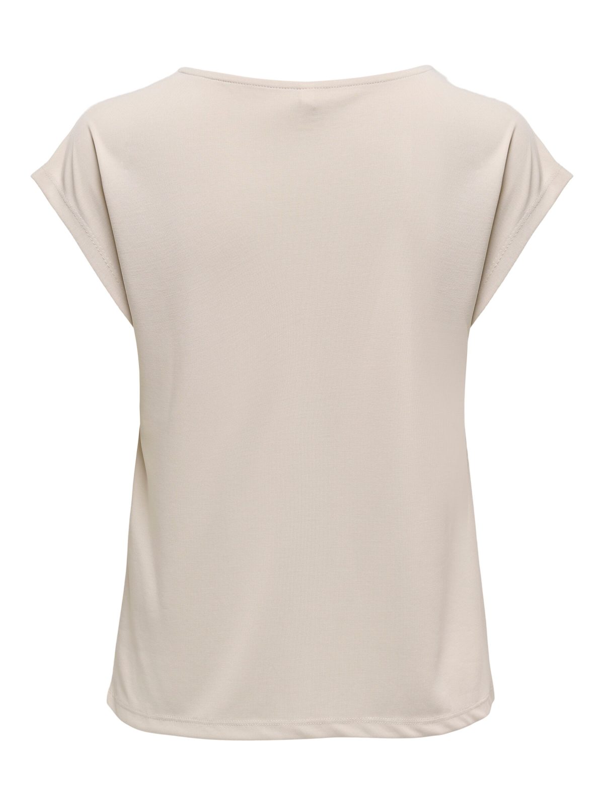 ONLFREE LIFE S/S V-NECK TOP Pumice Stone