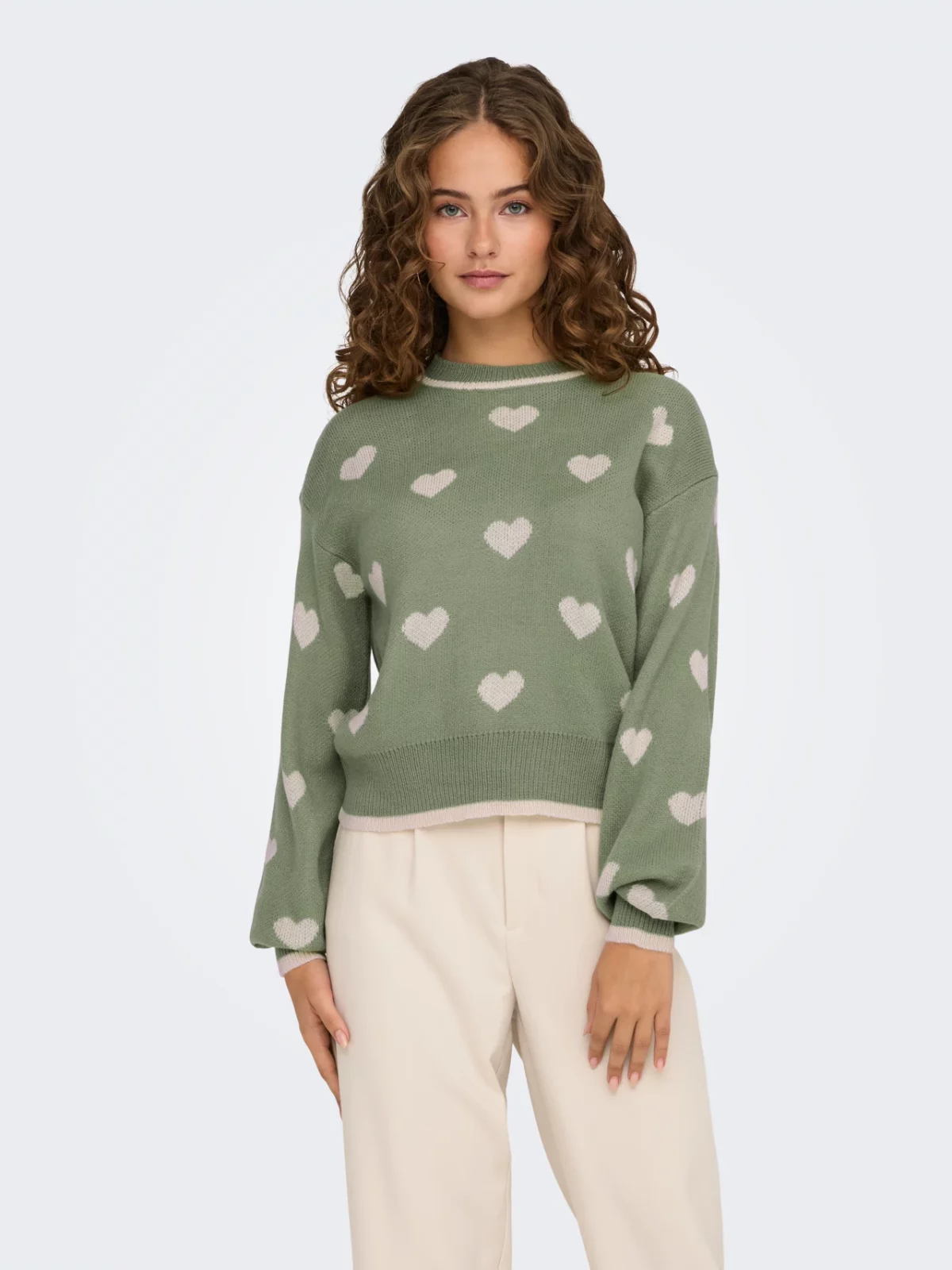 JDYROMANCE PULLOVER Sea Spray