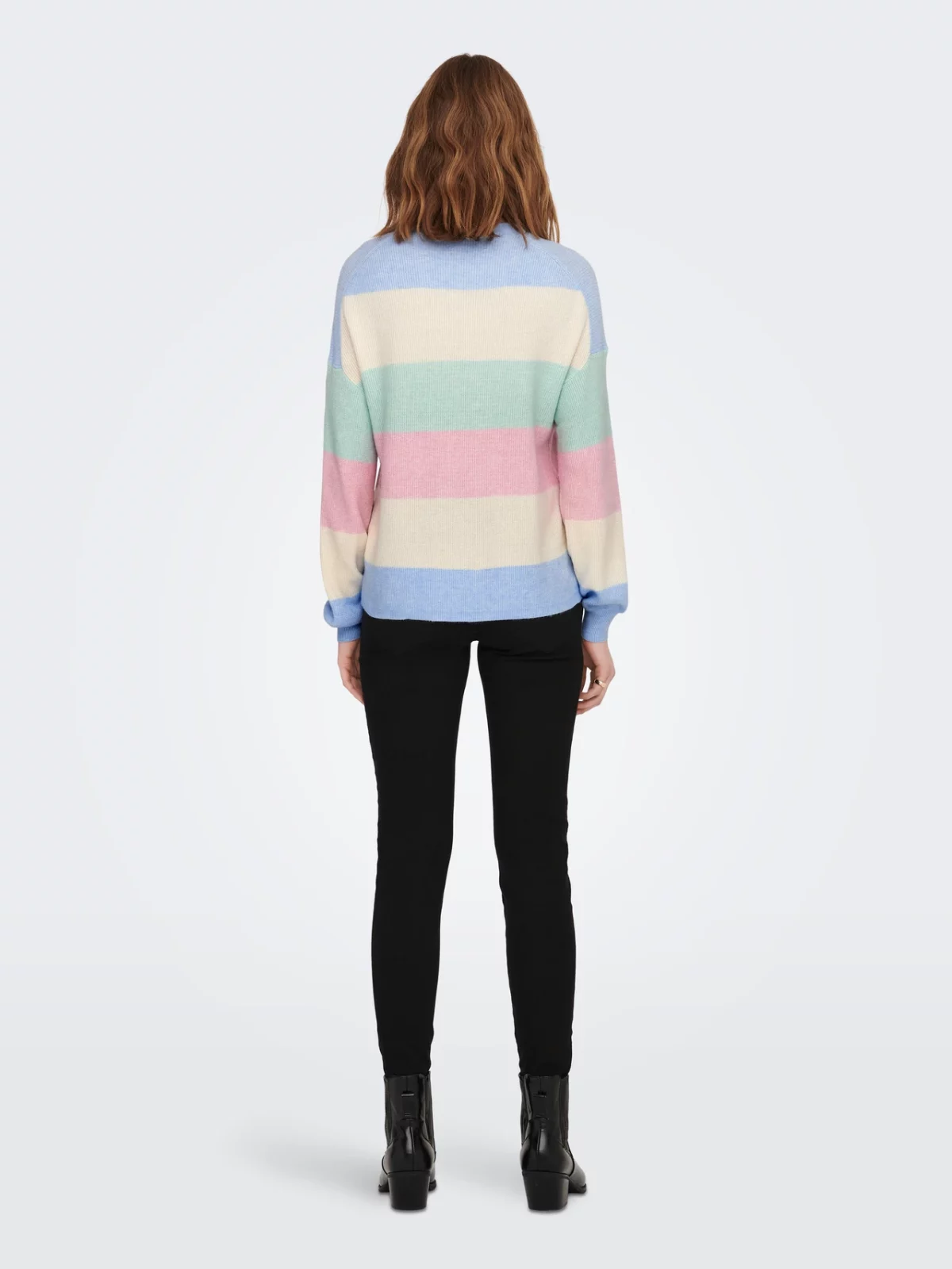 ONLATIA L/S STRIPE PULLOVER Kentucky Blue