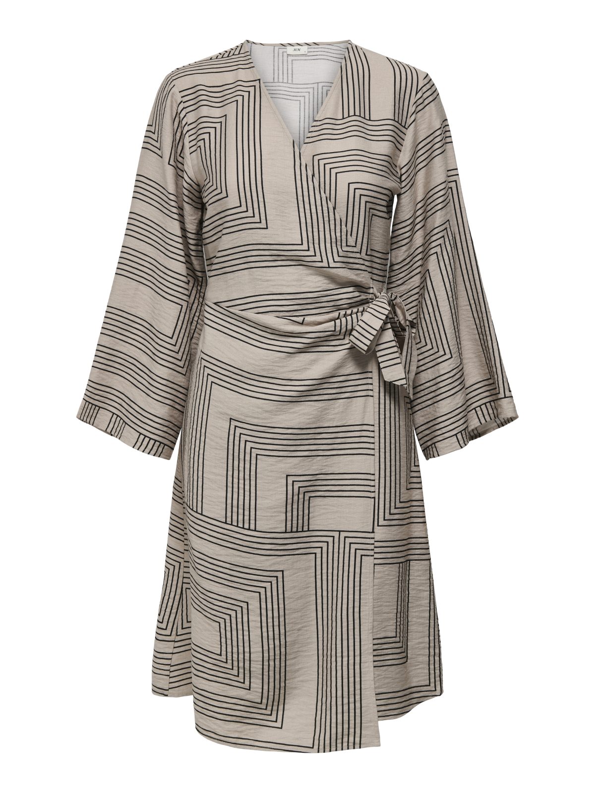 JDYPEPPER 7/8 WRAP DRESS Black Lines